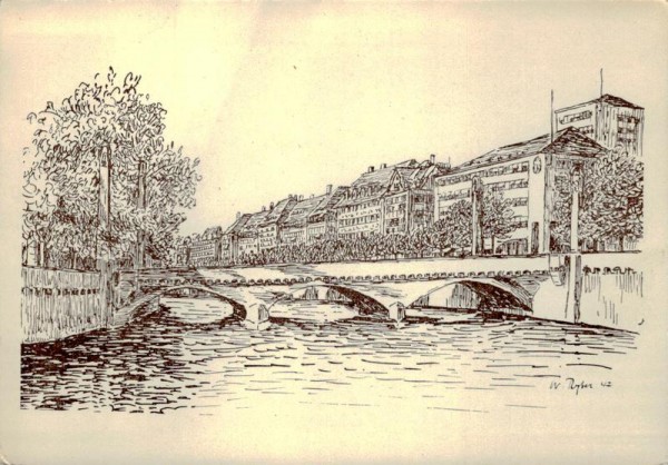 W. Ryter, Zürich, Walche-Brücke Vorderseite