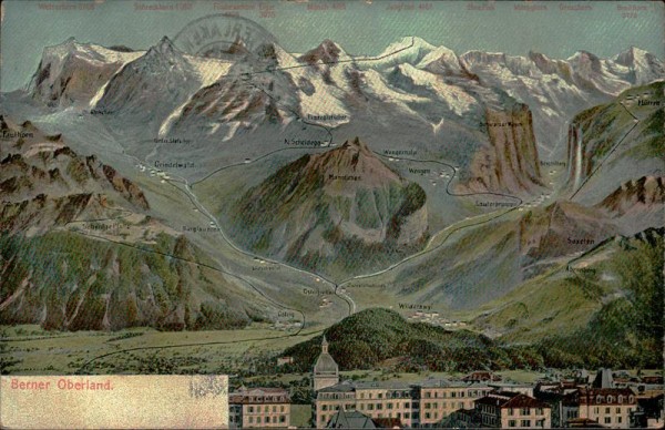 Berner Oberland. Vorderseite