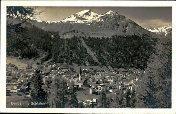 Davos mit Schiahorn Vorderseite