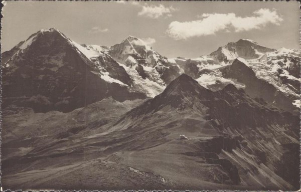 Männlichen. Jungfrau, Mönch, Eiger Vorderseite