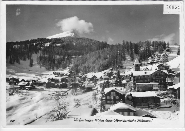 Tschiertschen - Generalansicht im Winter