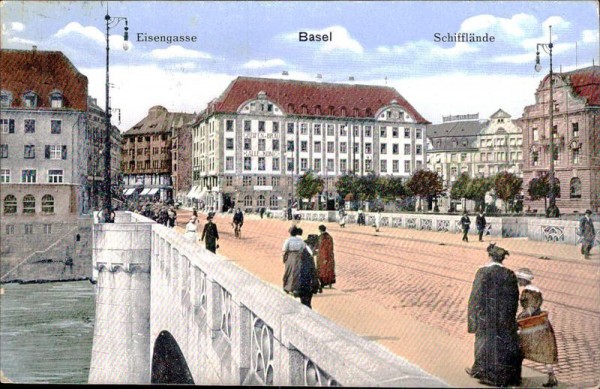Basel - Eisengasse - Schifflände Vorderseite