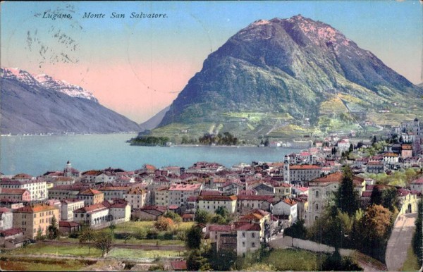 Lugano - Monte San Salvatore. Vorderseite