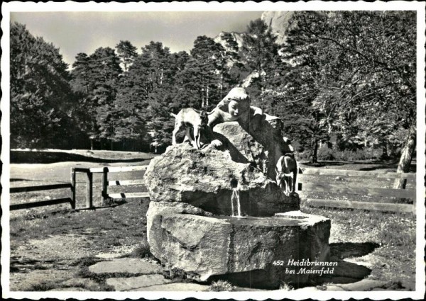 Heidibrunnen bei Maienfeld Vorderseite