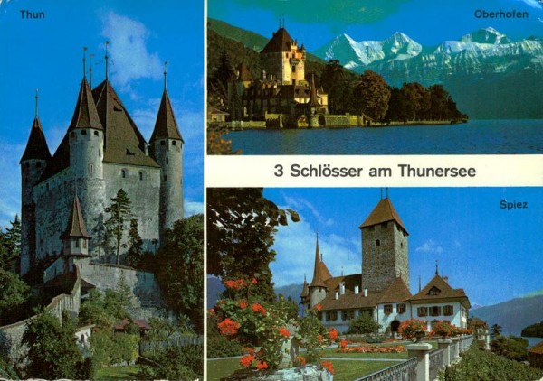 3 Schlösser am Thunersee Vorderseite