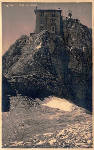 Säntis, Observatorium Vorderseite