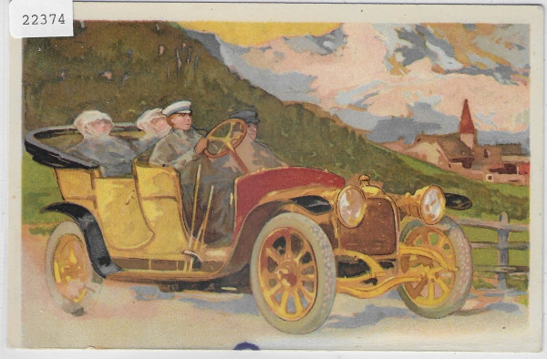 Conserven Lenzburg - LItho - Automobile