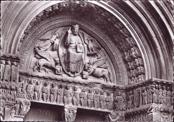 Arles - Tympan du Portail de la Cathédrale St-Trophime (17ème siècle)