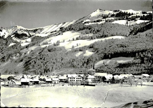 Grandvillard et les Merlas en hiver Vorderseite