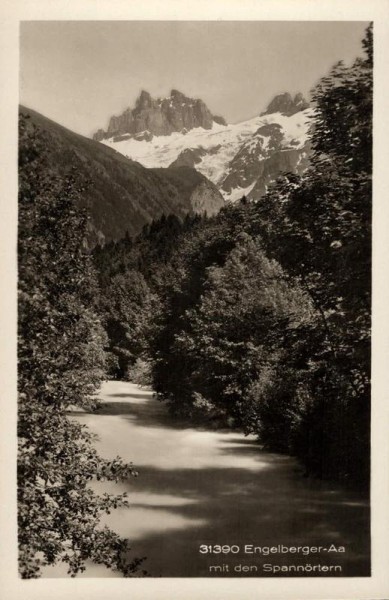 Engelberg-Aa mit dem Spannörter. 1934 Vorderseite
