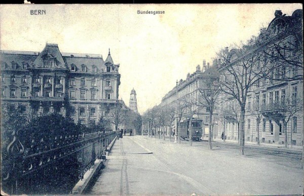 Bern, Bundesgasse Vorderseite