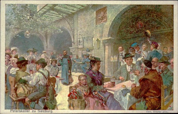 Peterskeller zu Salzburg Vorderseite
