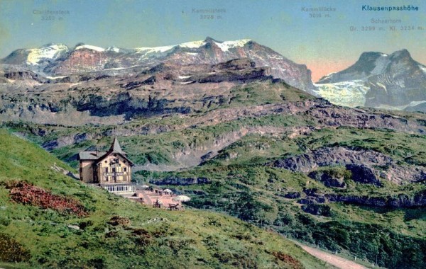 Klausenpasshöhe Vorderseite
