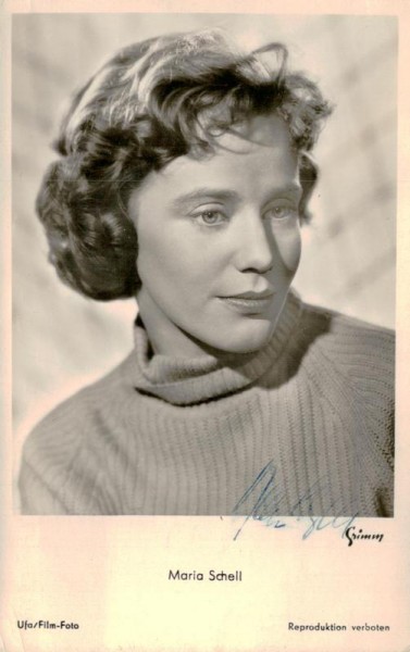 Maria Schell Vorderseite