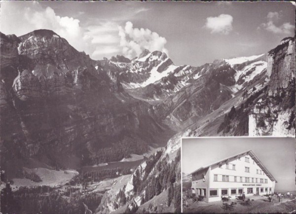 Berggasthaus Ebenalp - Blick auf Seealpsee