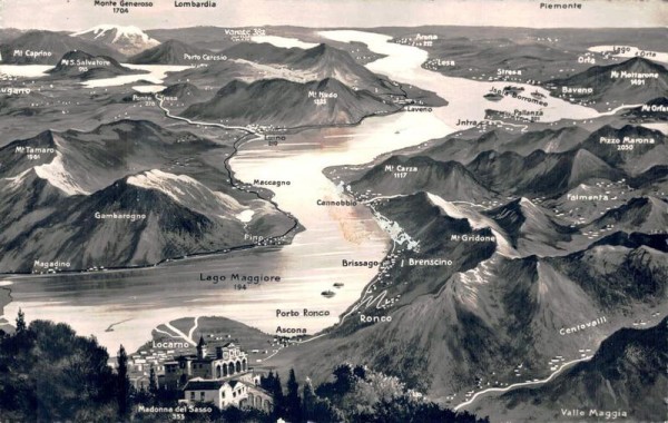 Locarno - Lago Maggiore und Umgebung Vorderseite