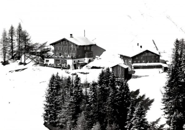 Gasthaus Strela - Alp, Davos - Flugaufnahmen Vorderseite