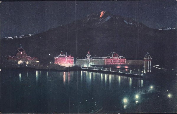 Luzern bei Nacht Vorderseite