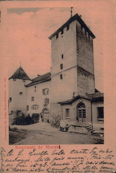 Souvenir de Morat. 1902 Vorderseite