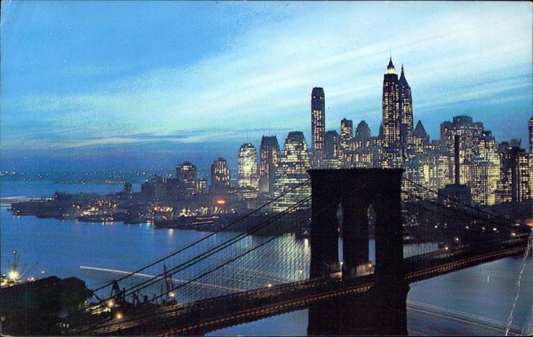 New York, Brooklyn Bridge Vorderseite