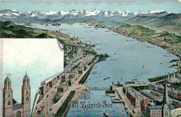 Der Zürich-See Vorderseite