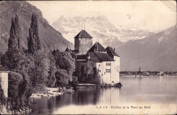 Château de Chillon et la Dent du Midi