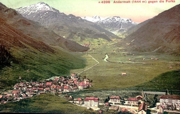 Andermatt gegen Furka Vorderseite