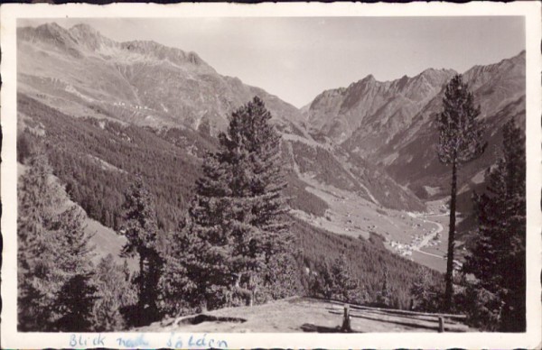 Blick nach Sölden