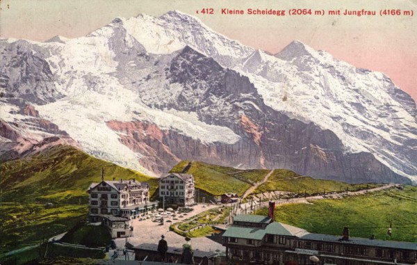Kleine Scheidegg 2064m mit Jungfrau 4166m