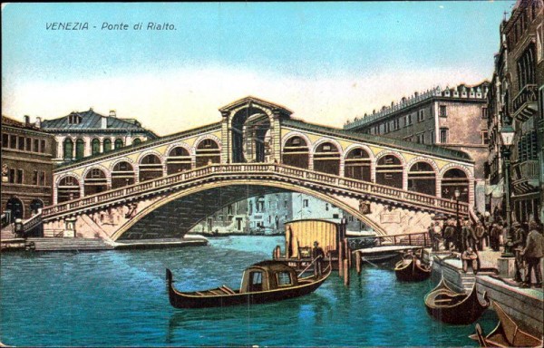 Venezia, Ponte di Rialto Vorderseite