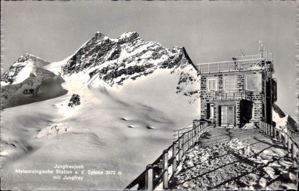 Sphinx-Observatorium und Forschungsstation - Jungfraujoch (3466 m) Vorderseite