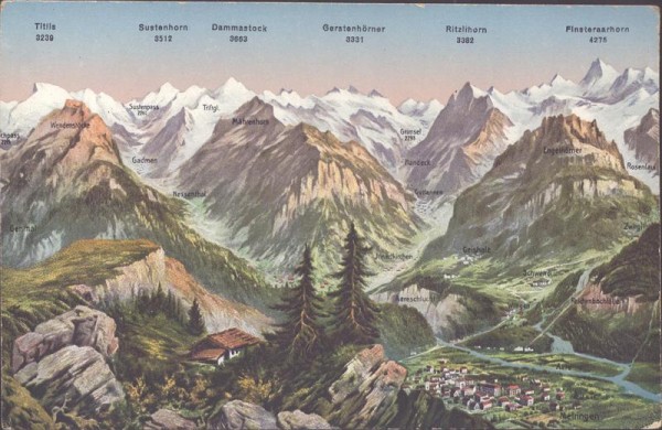 Meiringen, Grimsel und Susterpass Vorderseite