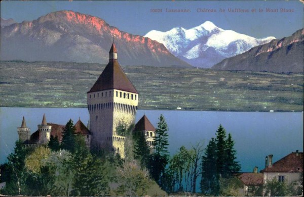 Lausanne, Château de Vuffiens et le Mont Blanc Vorderseite
