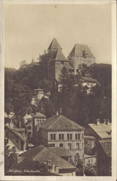 Burgdorf. Schlosspartie Vorderseite