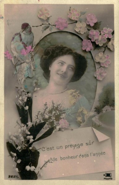 C'est un présage sur de bonheur dans l'année Vorderseite