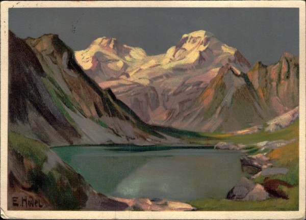 Bergsee - Lac alpestre - Laghetto alpino Vorderseite