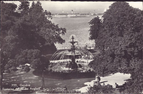 Genève Fontaine du Jardin Anglais