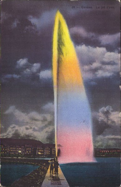 Genève, le jet d'eau