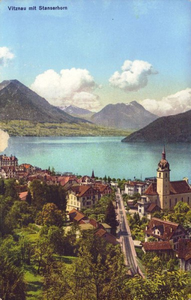 Vitznau mit Stanserhorn