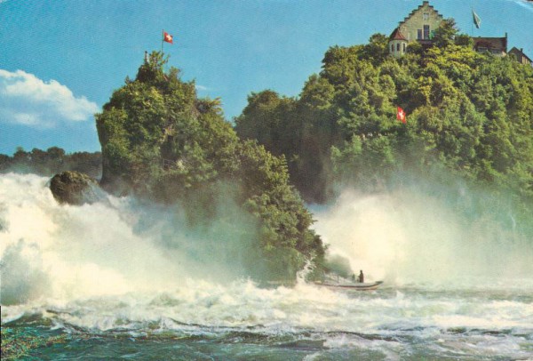 Rheinfall mit Schloss Laufen