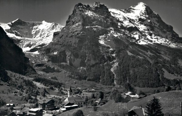 Grindelwald, Fiescherhörner, Hörnli und Eiger Vorderseite