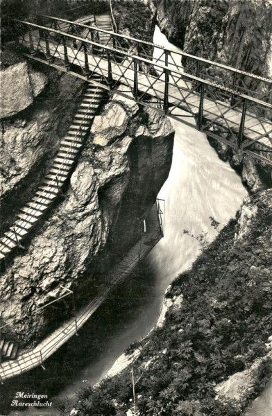 Meiringen,Aareschlucht Vorderseite