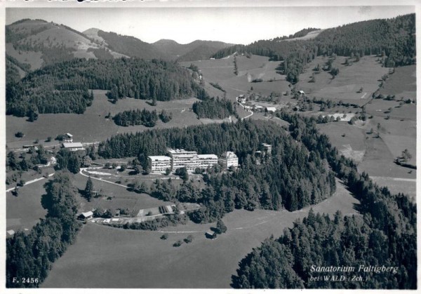 Sanatorium Faltigberg bei Wald, Zürich Vorderseite