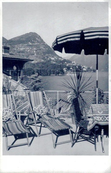 Hotel Condor Rigi Lugano, Dachgarten Vorderseite