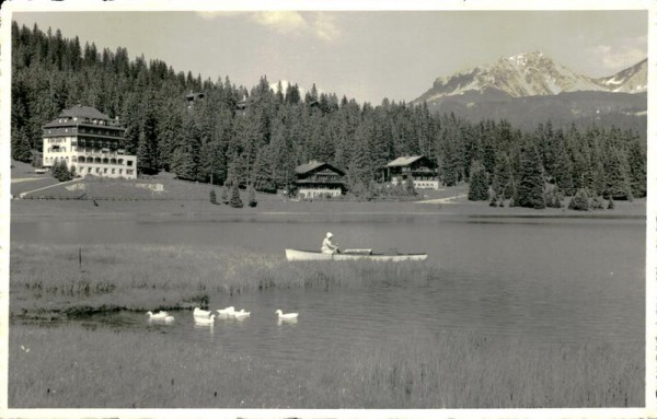 Arosa, Kurhaus Surlej am Obersee Vorderseite