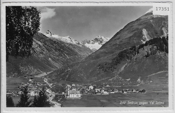 Sedrun gegen Val Strims
