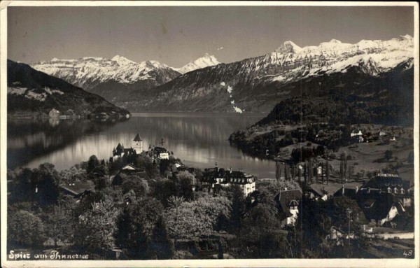 Spiez am Thunersee Vorderseite