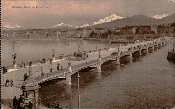 Genève - Pont du Mont-Blanc Vorderseite