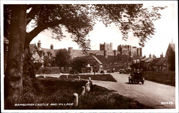 Bamburgh Castle Vorderseite