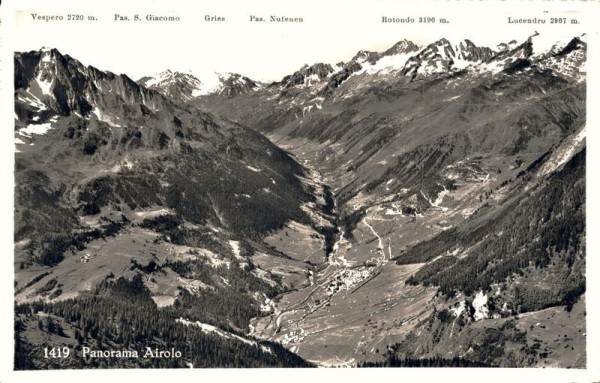 Panorama Airolo Vorderseite